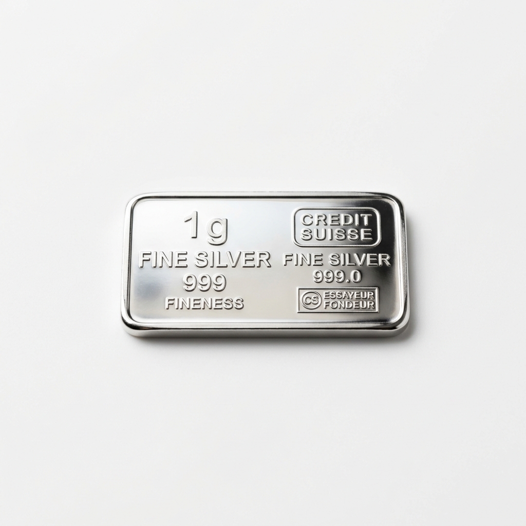 1 Gram Külçe Gümüş