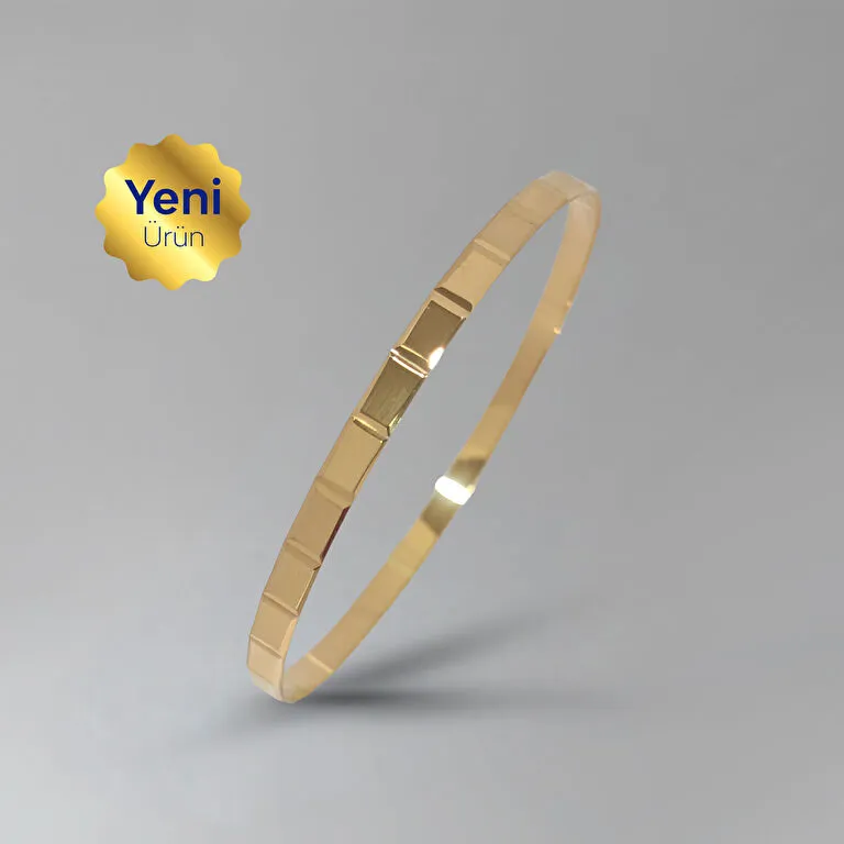 NadirGold 22 Ayar Parçalı Kibrit Çöpü Bilezik 9 Gr